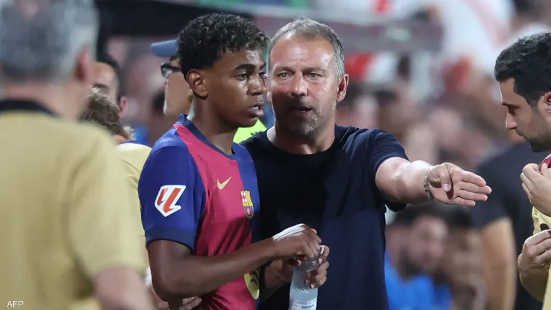 هانز فليك ولامين يامال