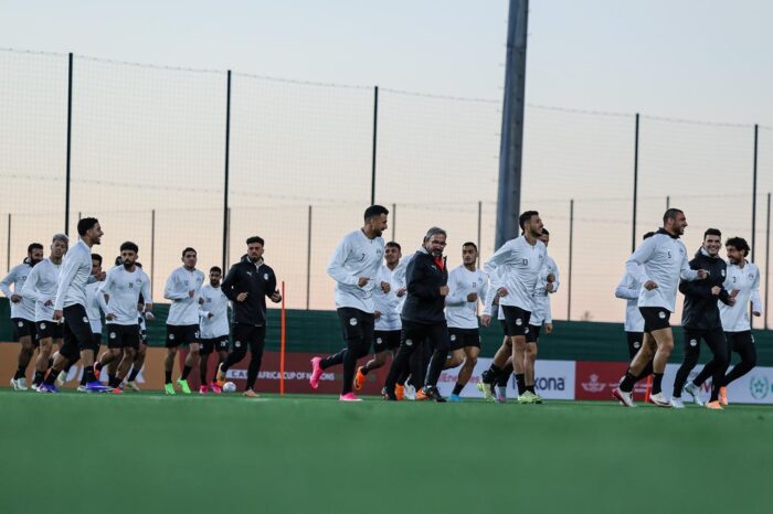 منتخب مصر يواصل تدريباته بأكادير