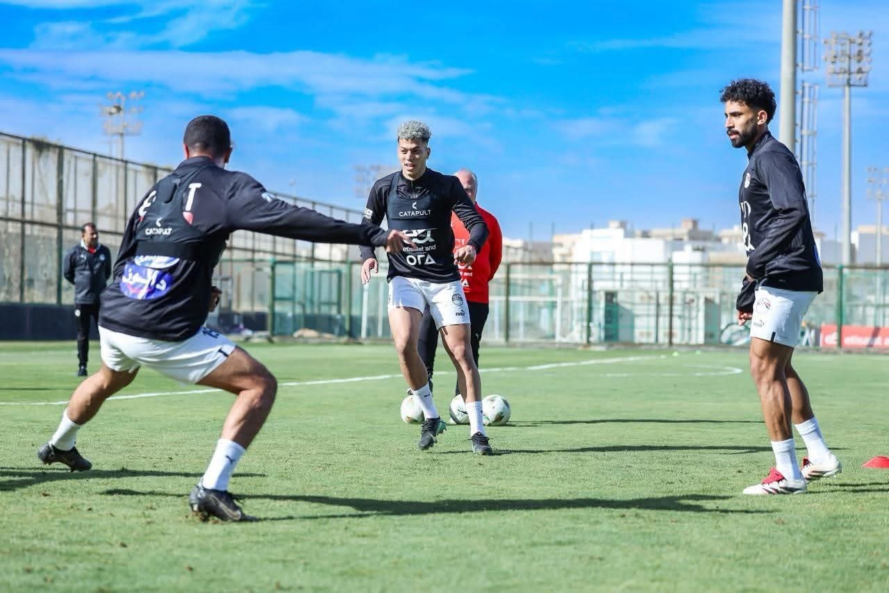 تدريبات منتخب مصر استعدادا لمواجهة نيجيريا