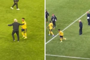 رفض عبدالرحمن غريب مصافحة خورخي خيسوس