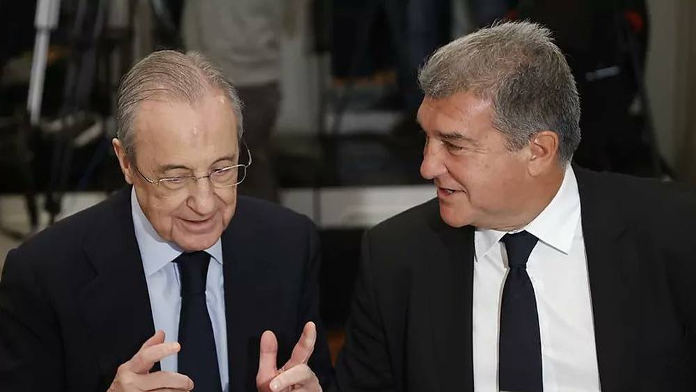 لابورتا يعلق على غياب فلورنتينو بيريز عن حفل الاتحاد الإسباني