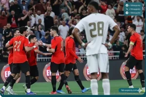 نجح منتخب مصر الأول في إحكام السيطرة الدفاعية على منتخب السعودية